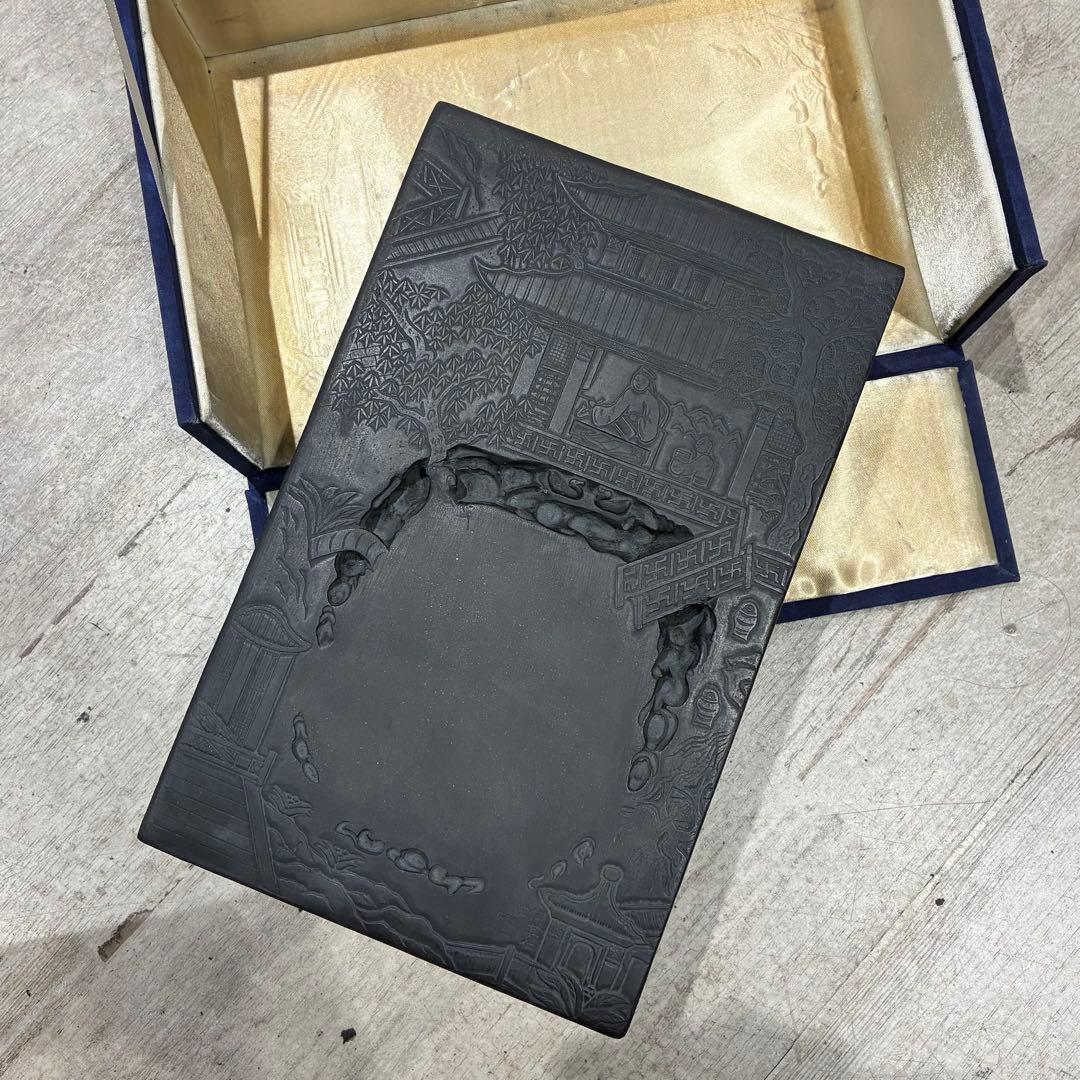 時代もの 超レア 中国古玩 蘭亭硯 端渓 書道具 唐物 時代物 スズリ