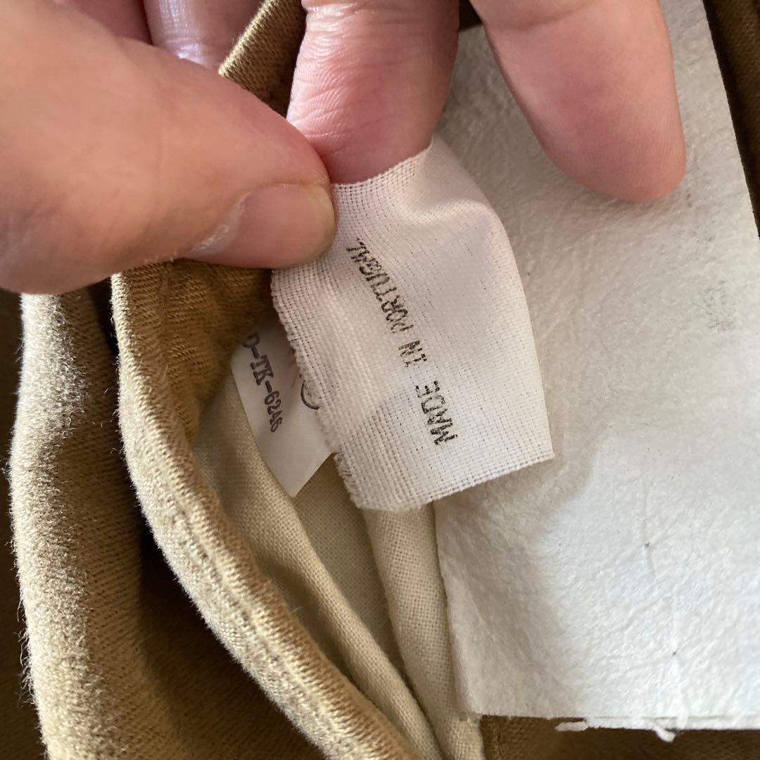 90s Giorgio Armani モールスキン ツータック チノパンツ 50