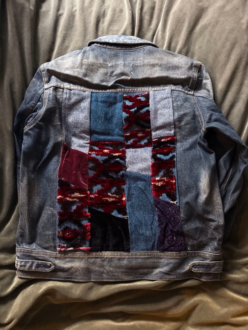 マルジェラ10 パッチワークデザイン デニムジャケット