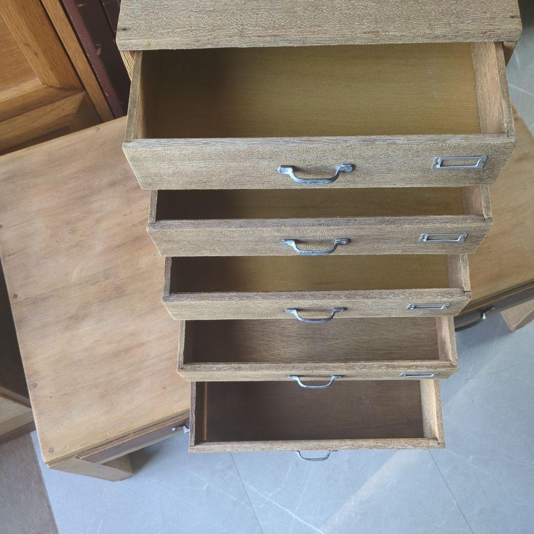 アンティーク5杯引き出し