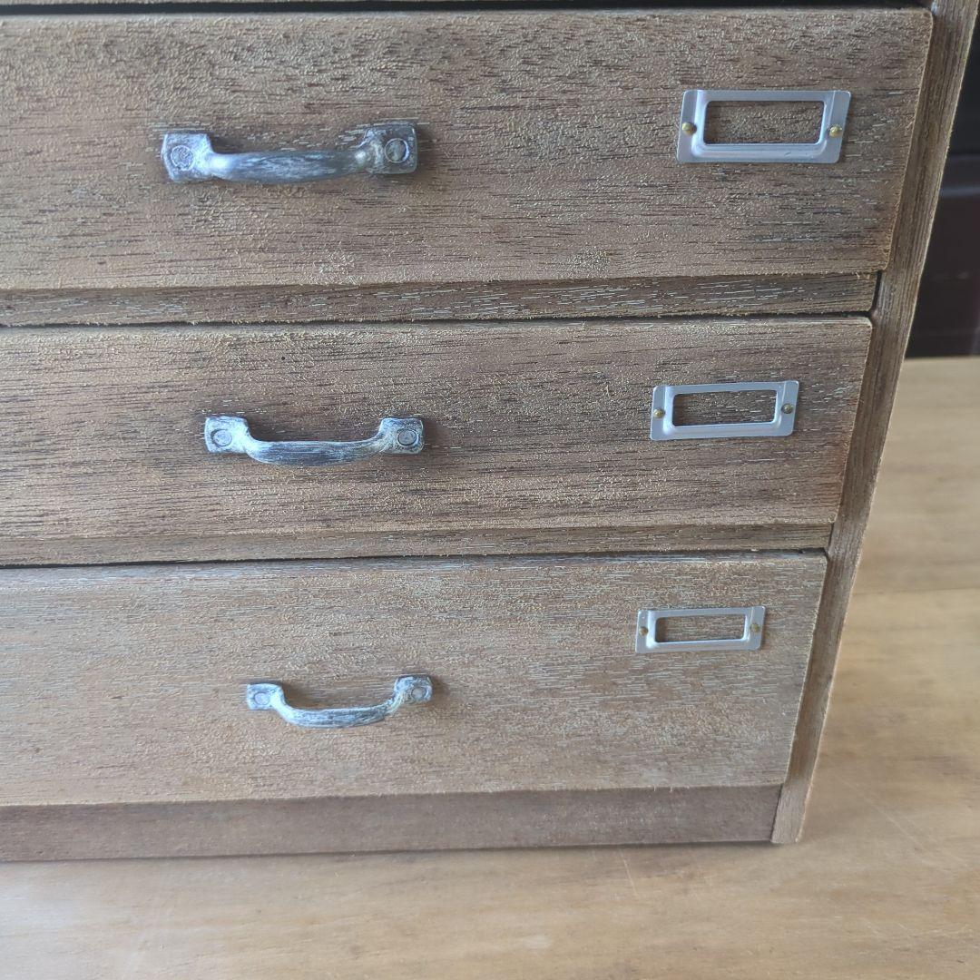 アンティーク5杯引き出し