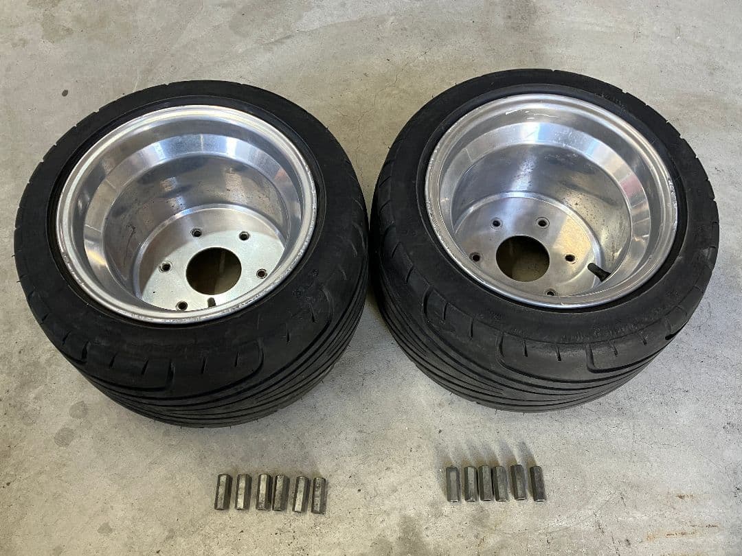 け*た様 ジャイロキャノピー2スト 235/30-10 アルミホイールセット