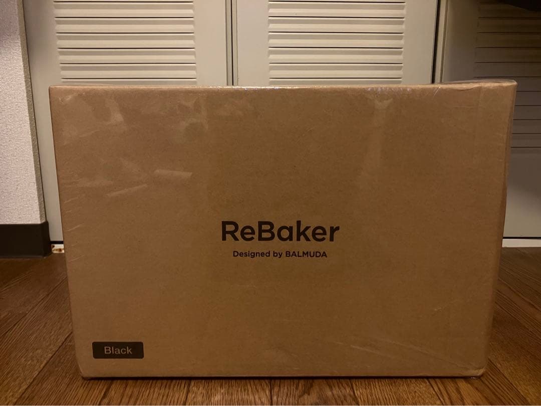 【値下げ】新品.未開封　バルミューダ.リベイカートースターBlack