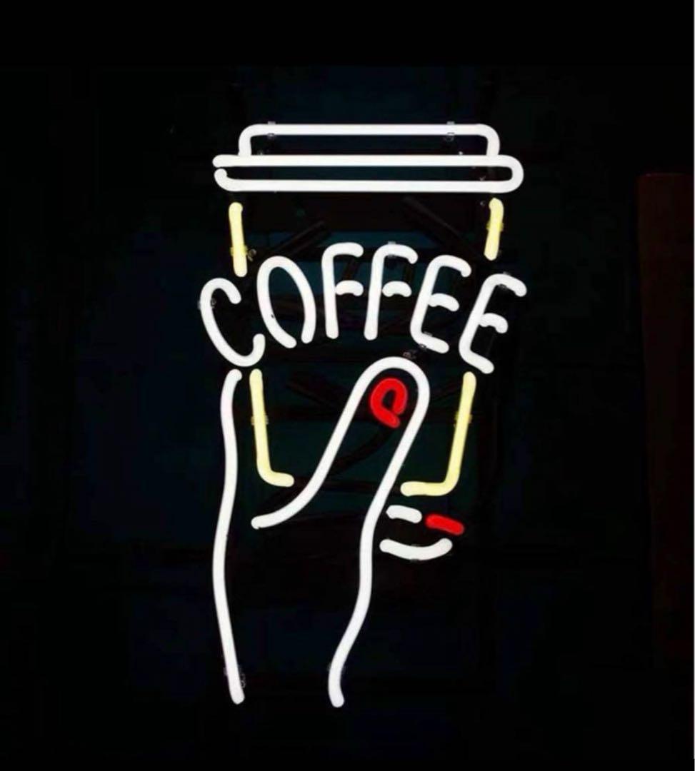 オーダーメイド　COFFEE カップ型　ネオンサインLED ネオン管　インテリア