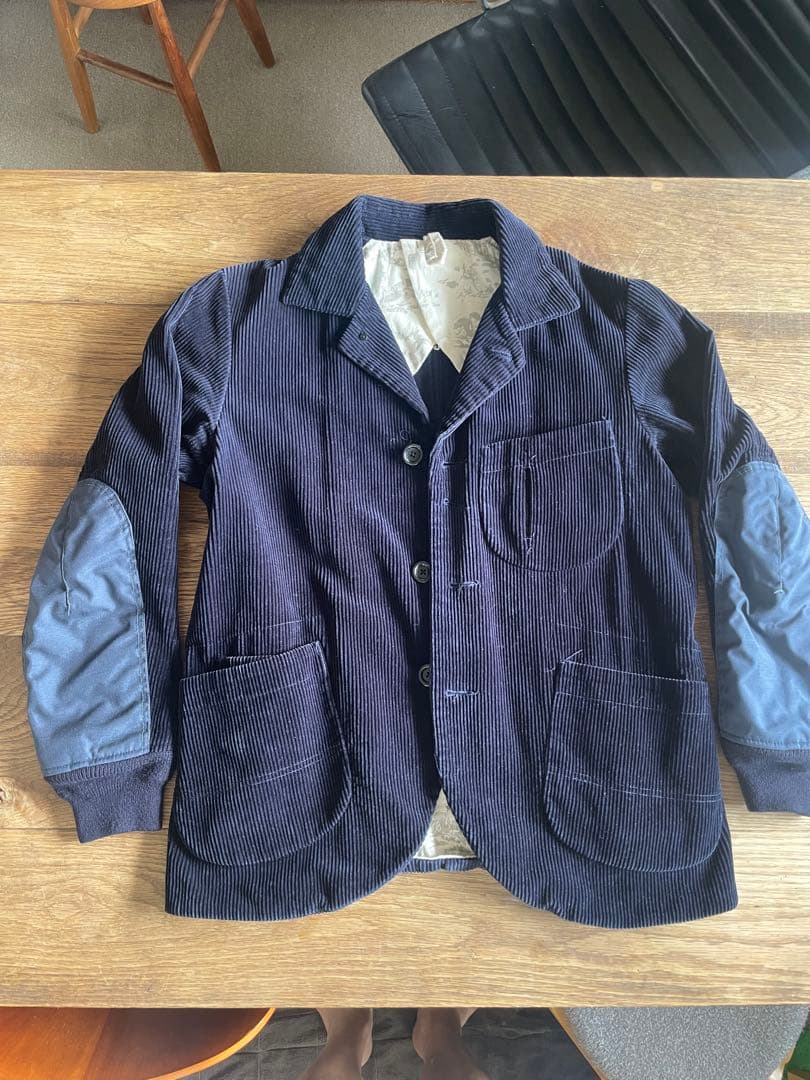  peak ダークネイビー コーデュロイ ジャケット