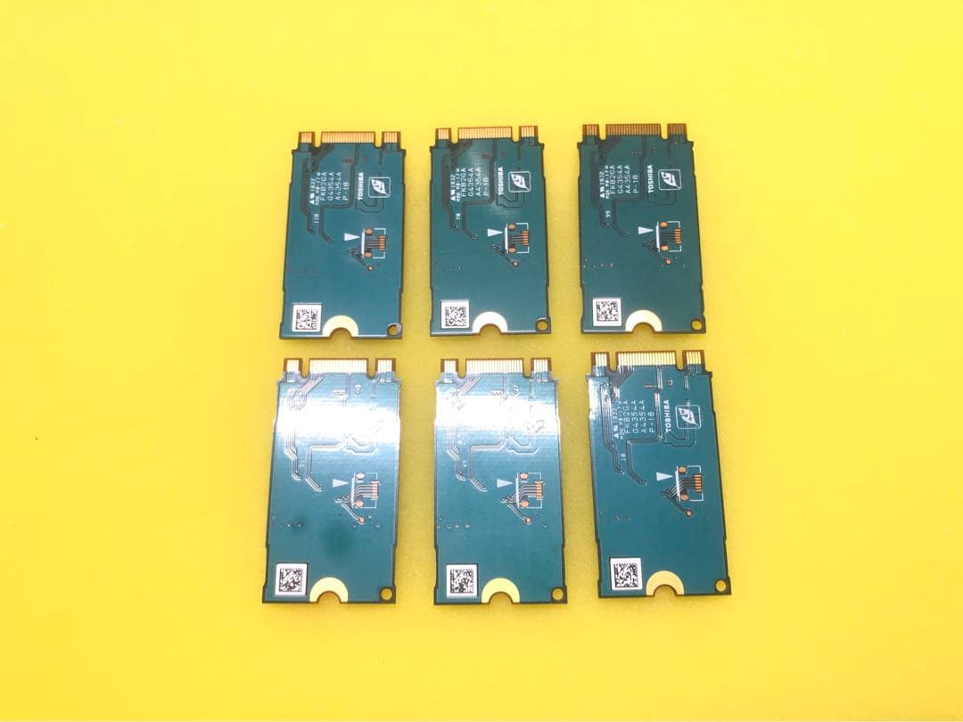 【TOSHIBA製/動作品】m.2 nvme 128GB 6枚