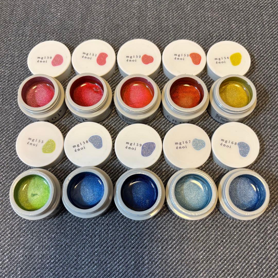 enoi ガラスマグ 20色セット