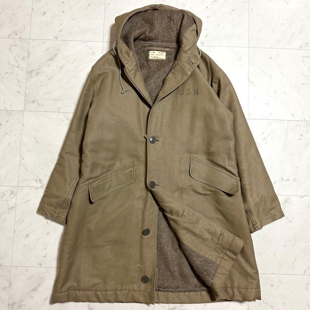 東洋エンタープライズ デッキコート ヴィンテージ カーキ 40