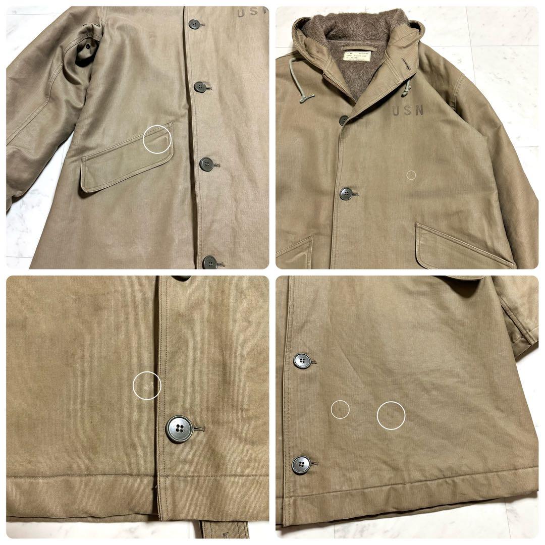 東洋エンタープライズ デッキコート ヴィンテージ カーキ 40
