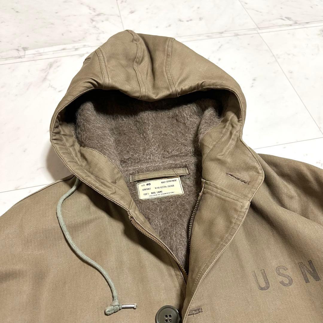 東洋エンタープライズ デッキコート ヴィンテージ カーキ 40