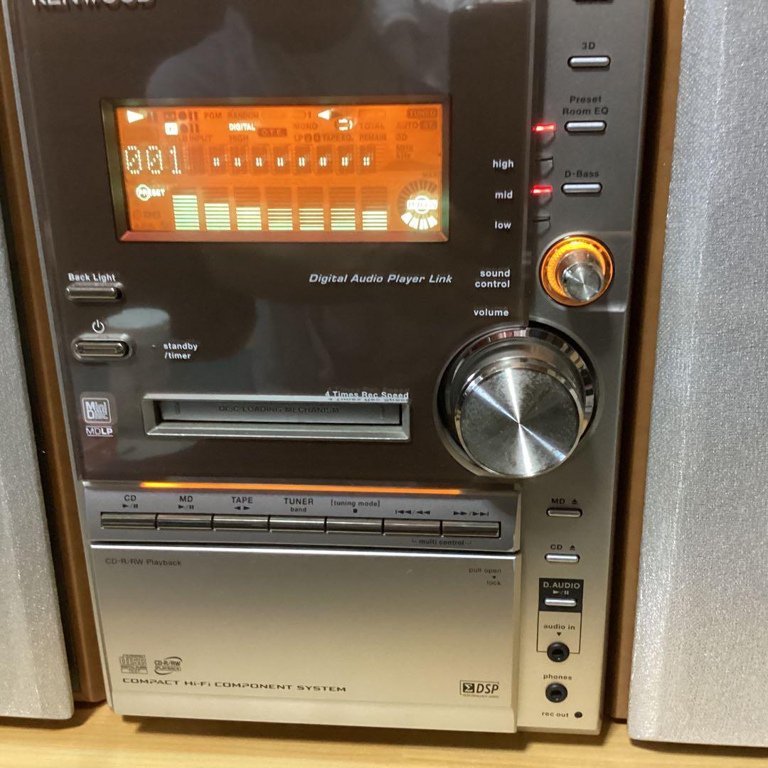 KENWOOD　ケンウッド　RXD-SV3MD　ミニコンポ　 アンテナリモコン付