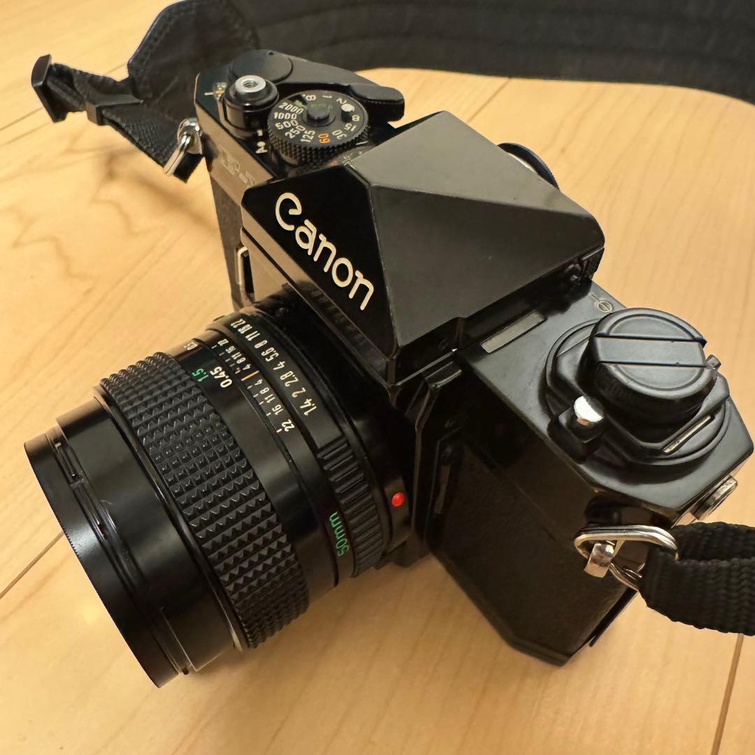 【整備済】Canon 旧F-1 前期 ボディ ブラック　※作例掲載
