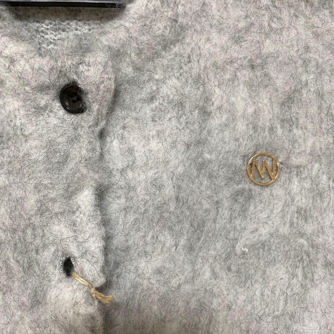 yenn イエン　FLUFFY VEST ベスト　グレー新品