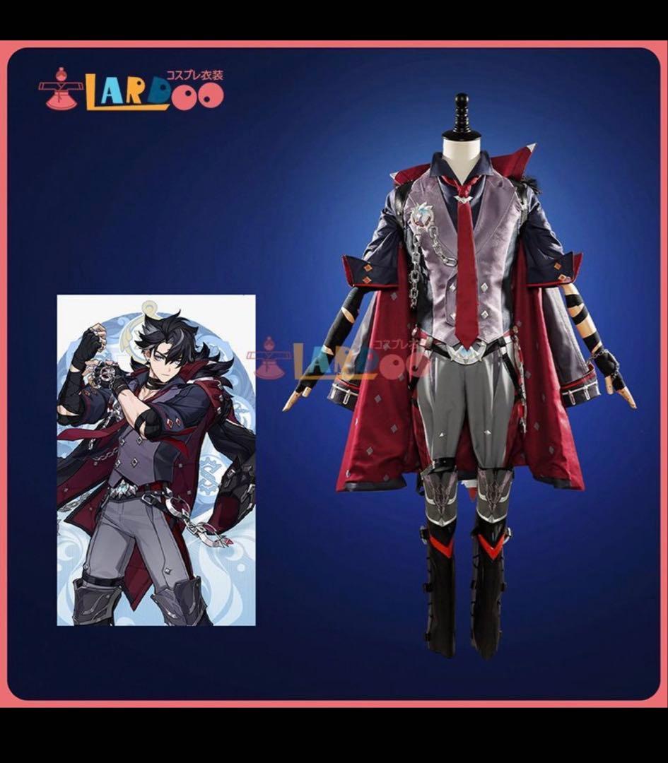 原神 リオセスリ コスプレ 衣装 ブーツ