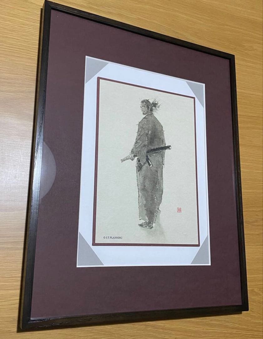 【希少非売品】井上雄彦　最後のマンガ展　バガボンド色紙　複製原画　スラムダンク