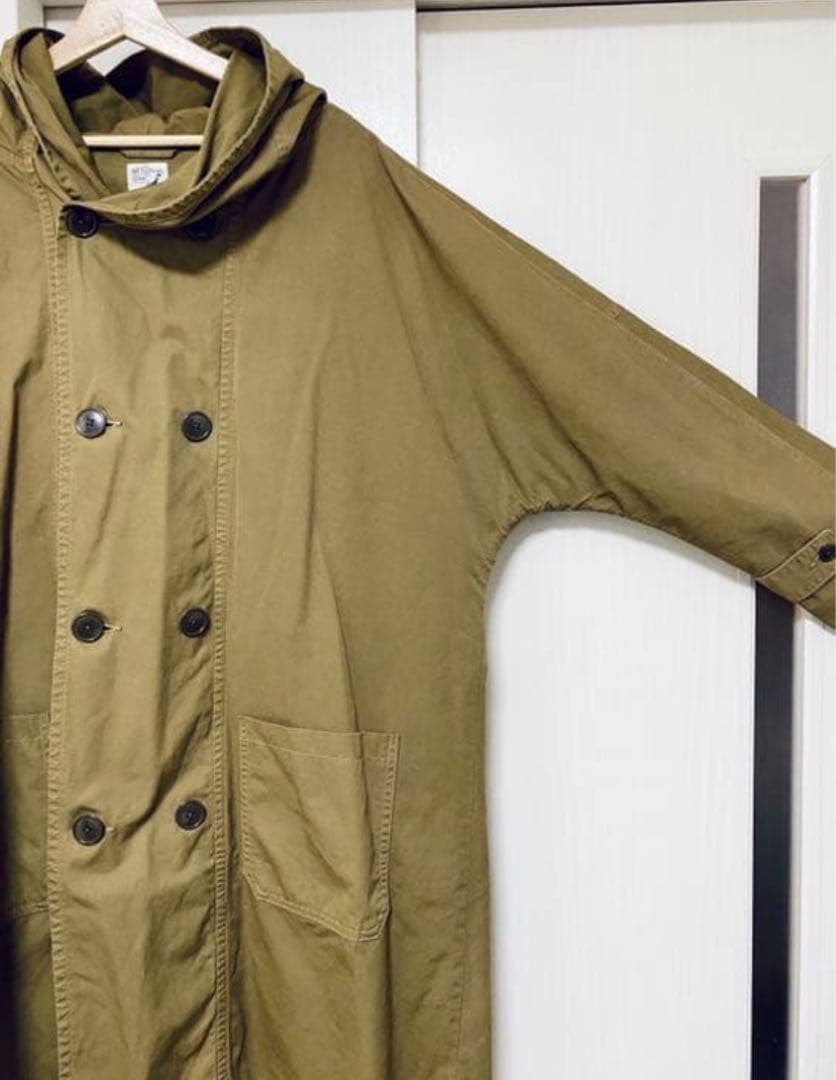 orSlow オアスロウ フーデッド ダブル ブレストコート メンズ M