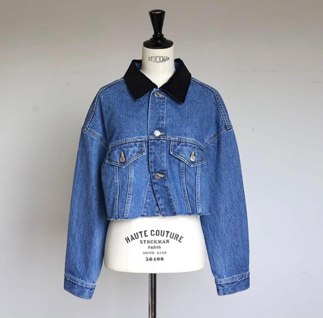 gypsohila cropped denim jacket デニムジャケット