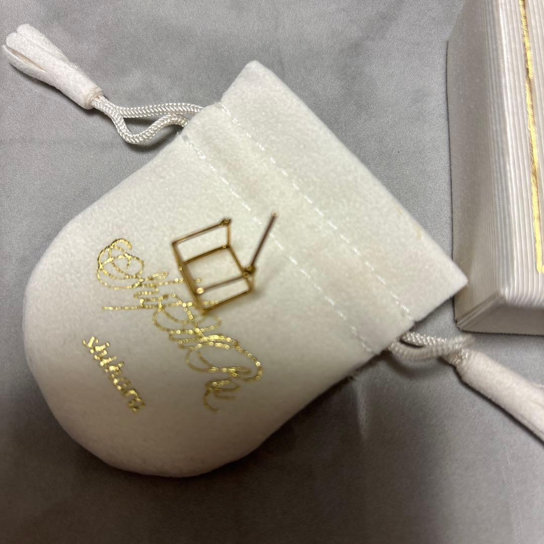 shihara ゴールド スクエアピアス