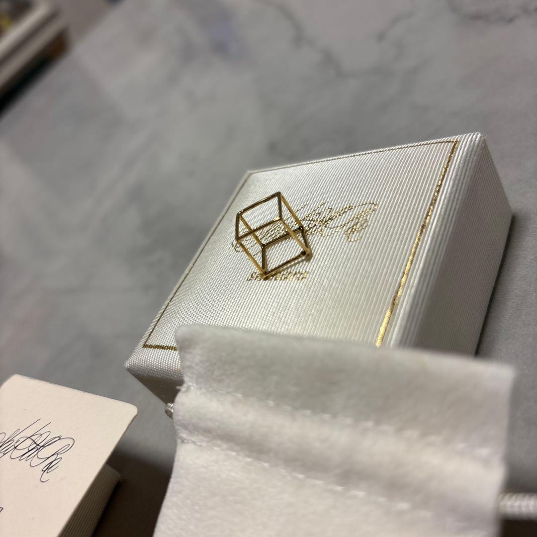 shihara ゴールド スクエアピアス