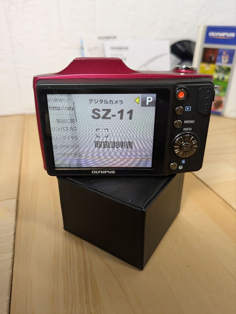 美品箱あり OLYMPUS SZ SZ-11レッド オリンパス コンデジ