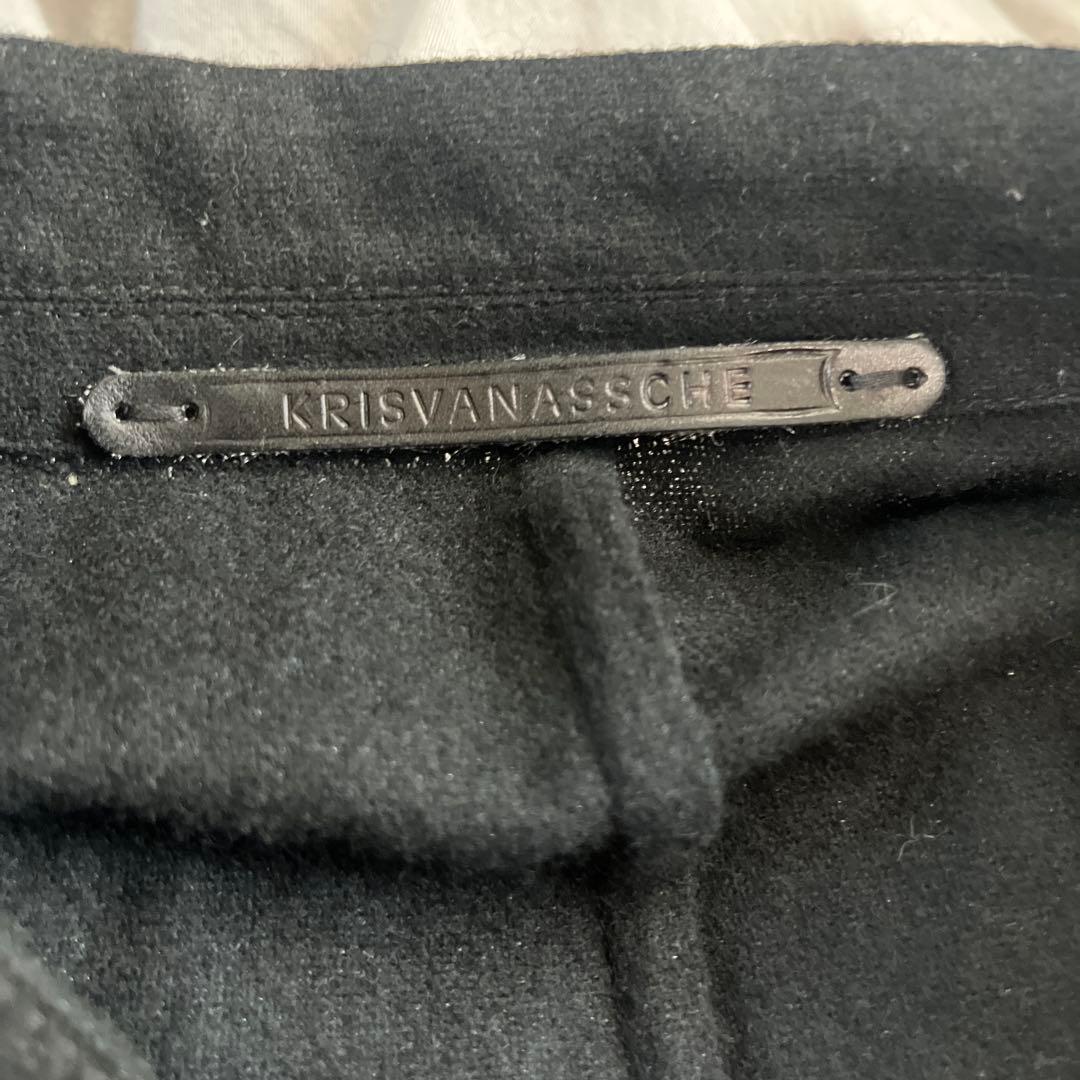 ル*ル様 kris van assche ウール　ジャケット　ブラック　46