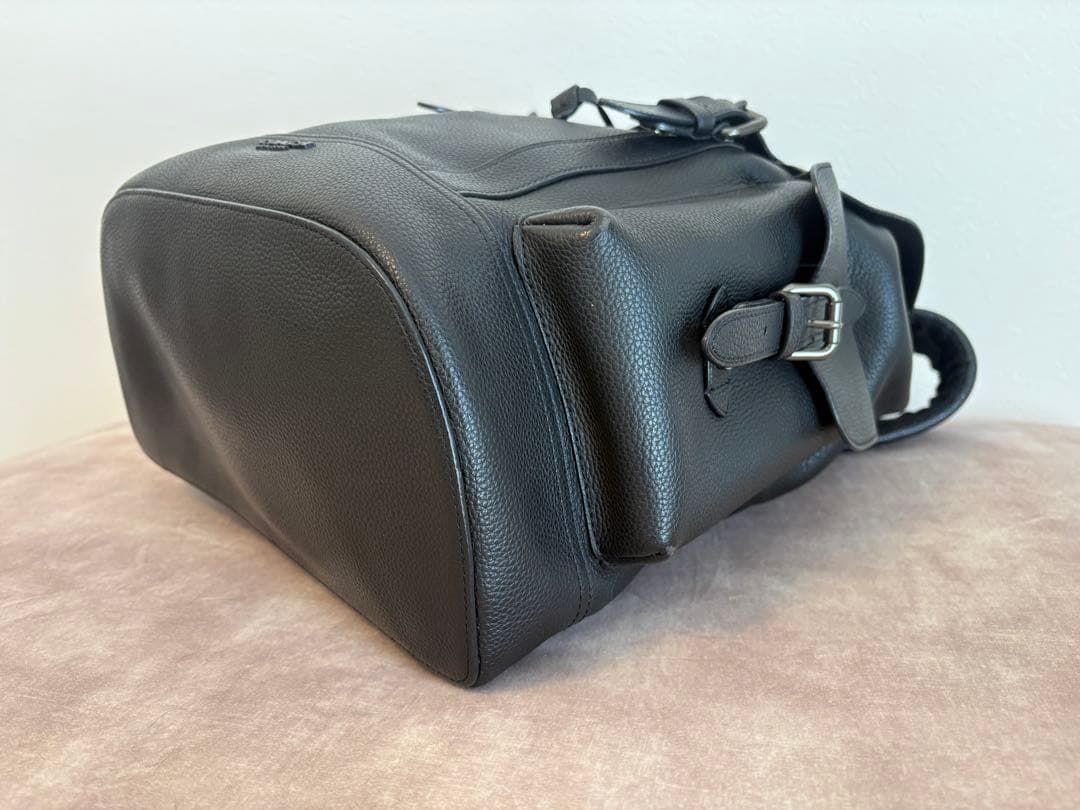 【COACH】 ハドソン バックパック シボ革 大容量 A4 黒