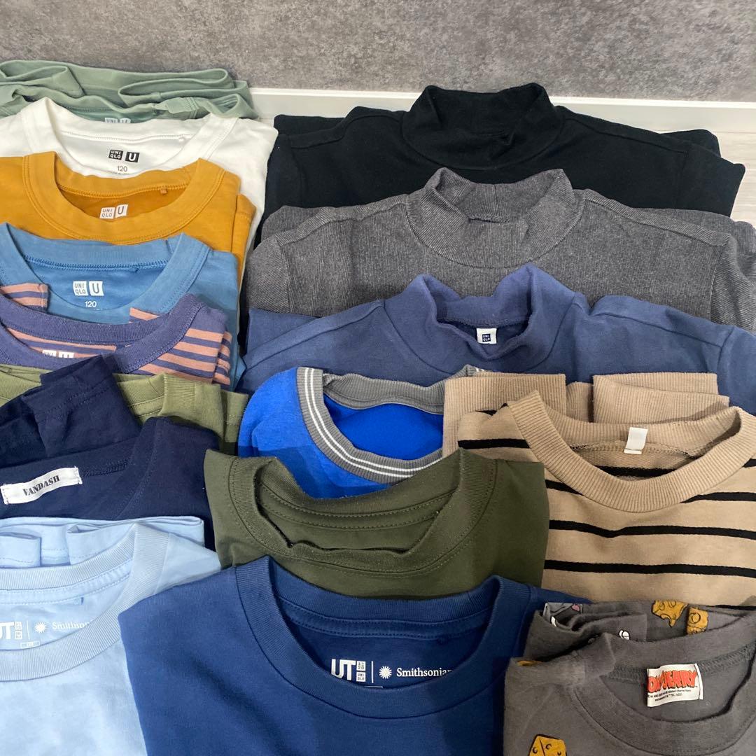 たお！【まとめ売り:130&120】キッズ服 男の子 38+36点セット！