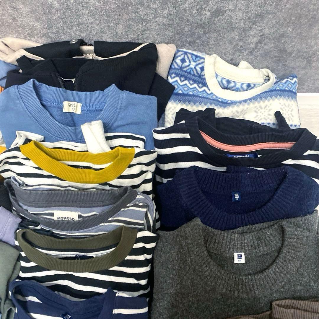 たお！【まとめ売り:130&120】キッズ服 男の子 38+36点セット！