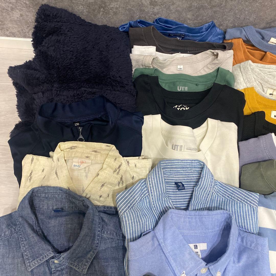 たお！【まとめ売り:130&120】キッズ服 男の子 38+36点セット！