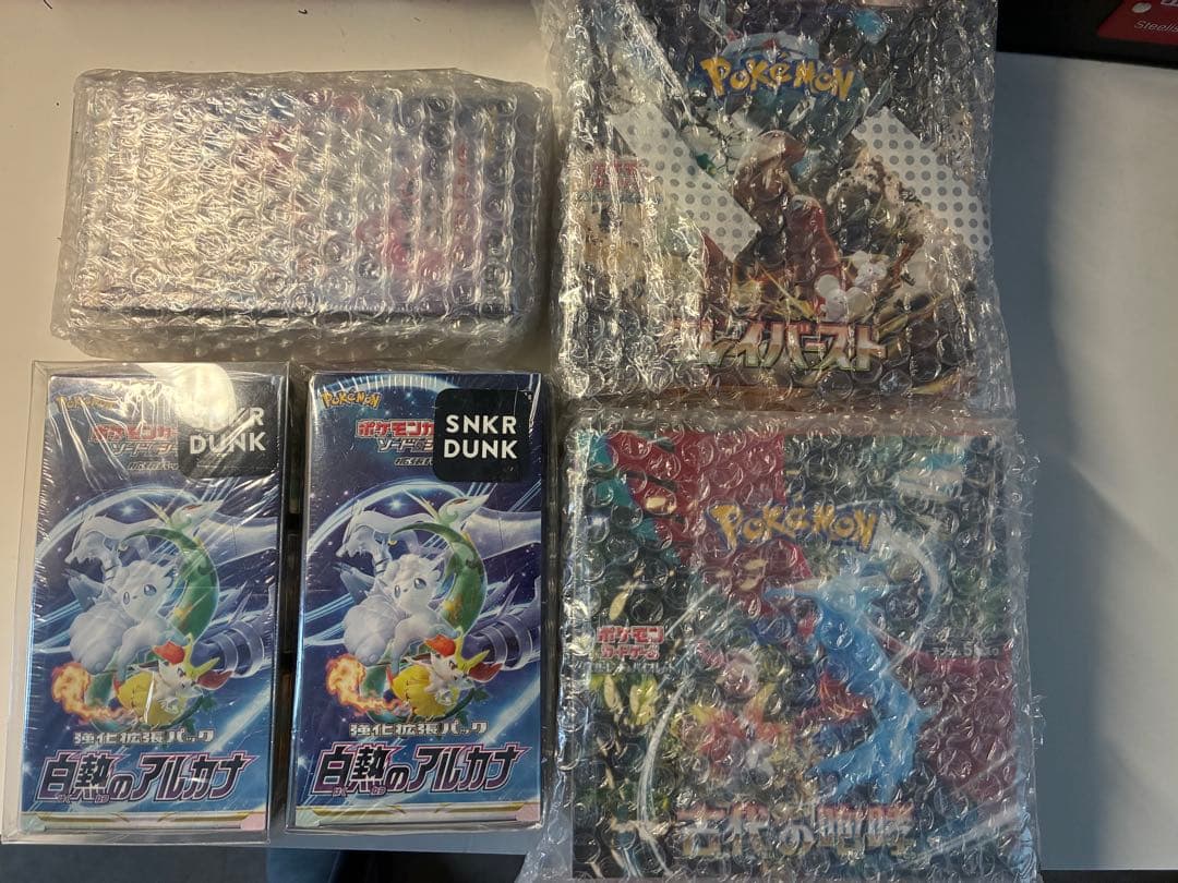 ポケカ　未開封box シュリンク付き　5個セット　まとめ売り