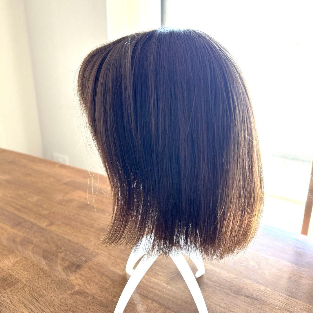 百合子 3Dウィッグ　Sサイズ　カット済み　アッシュブラウン