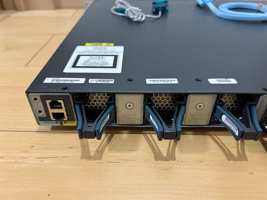 【CCNA、CCNP】1台セットCisco L3スイッチ3650