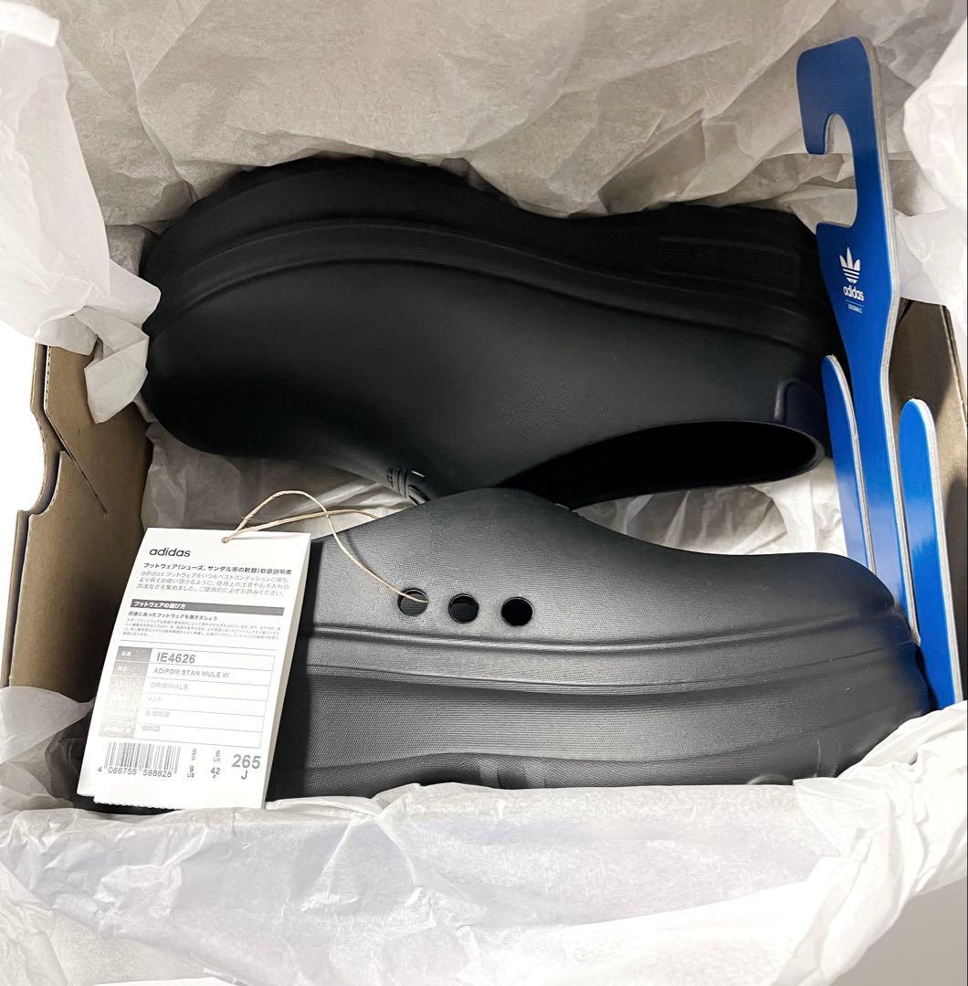 完売新品26.5cm国内正規品■常田大希着用adidasスタンスミス厚底ミュール