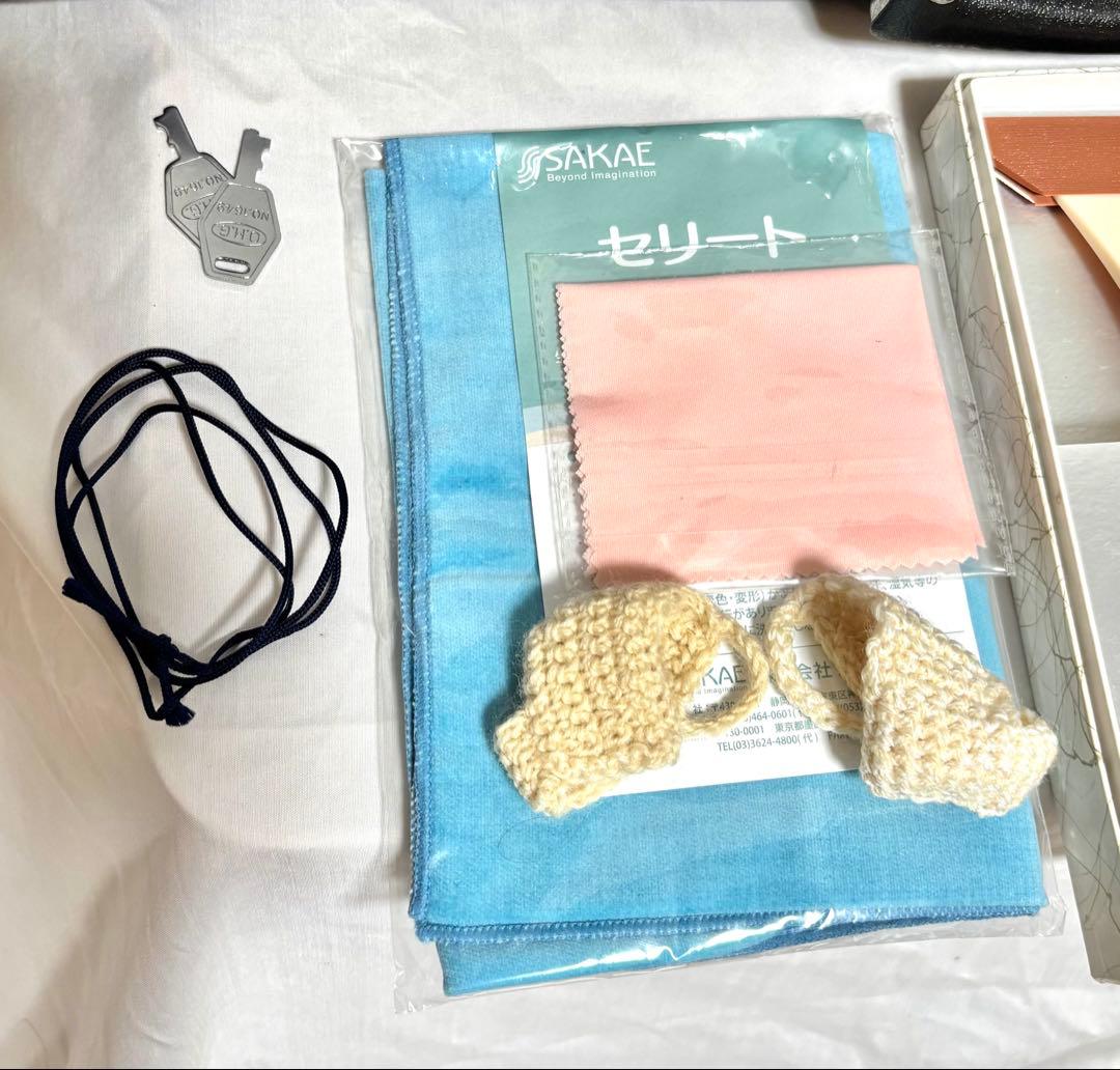 三味線セット 経木 中棹 三つ折れ 付属品 破れ無し