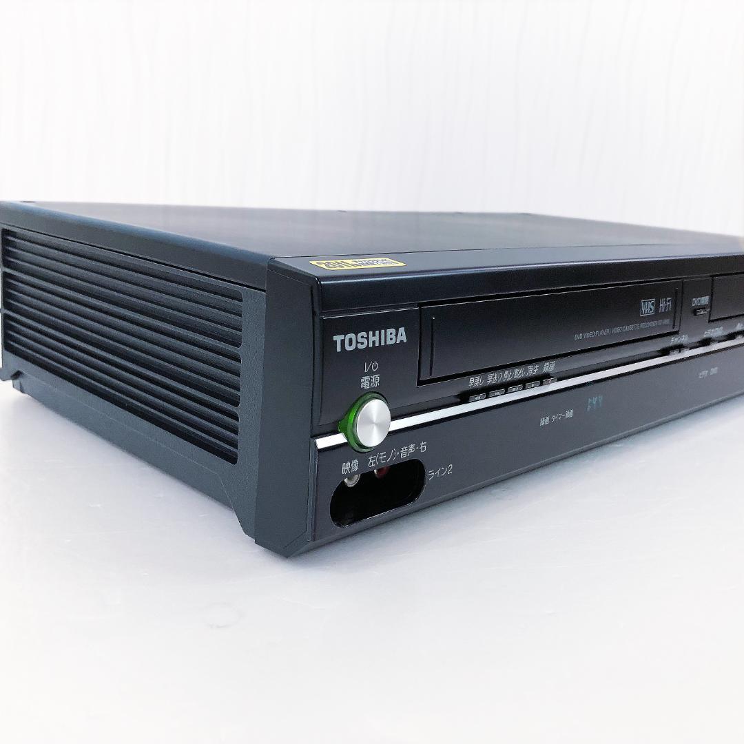 【美品】TOSHIBA 東芝 DVD VHS 一体型 ビデオデッキ 取説・箱付