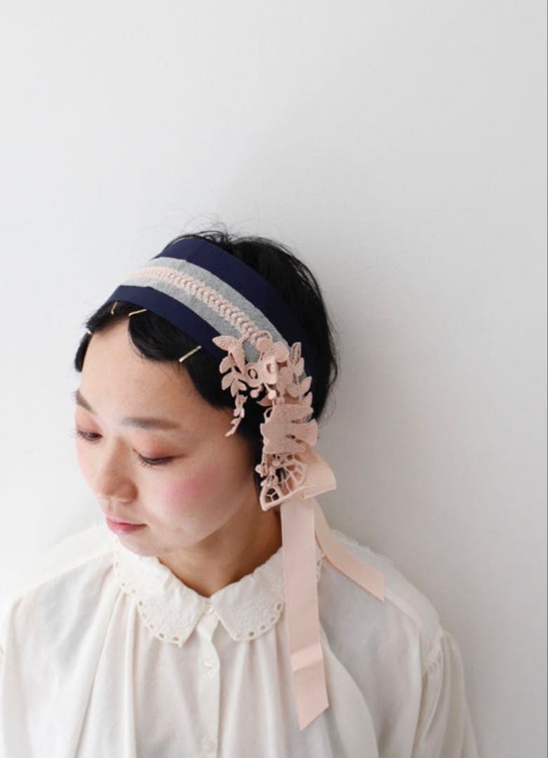 ミナペルホネン ヘッドドレス　forest parade