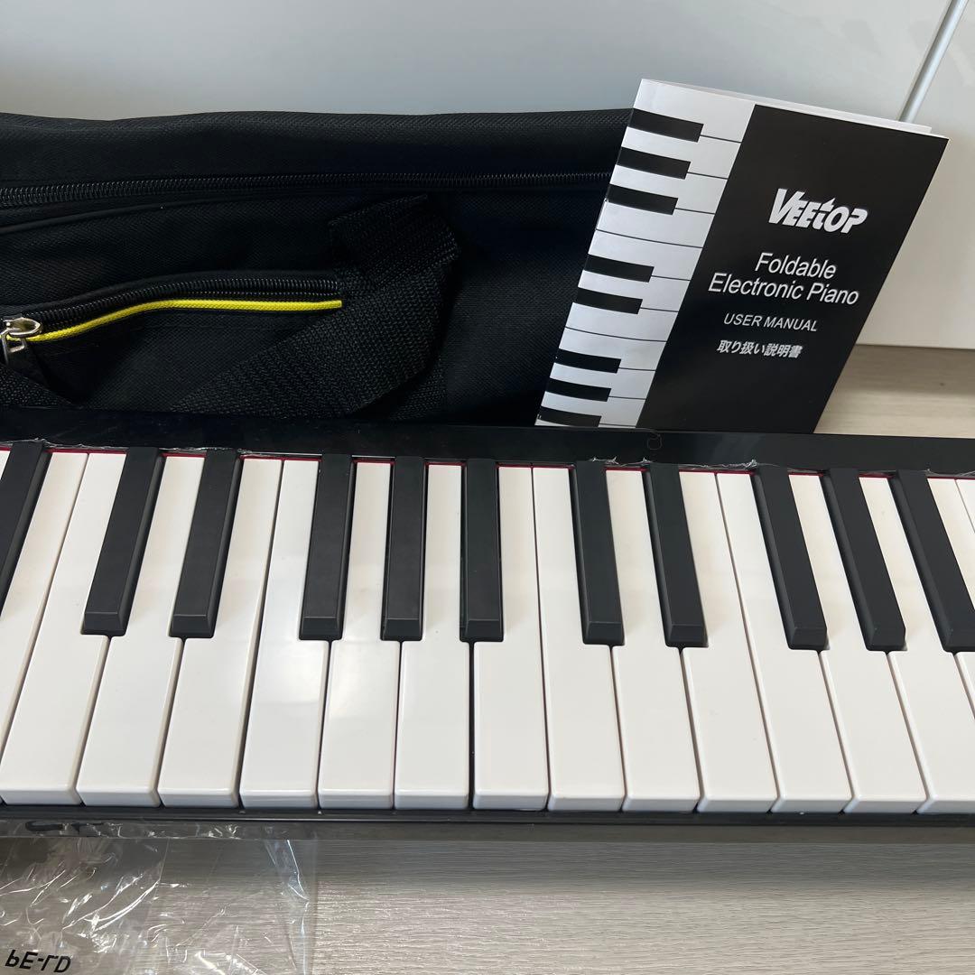 【美品】VEE TOP 折り畳み式　88鍵盤 128種音色 デモ曲30曲