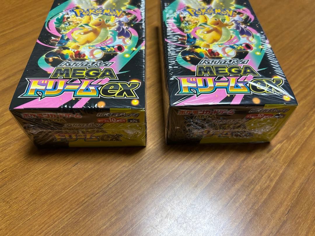 シュリンク付き ポケモンカード MEGA ドリーム ex　2箱