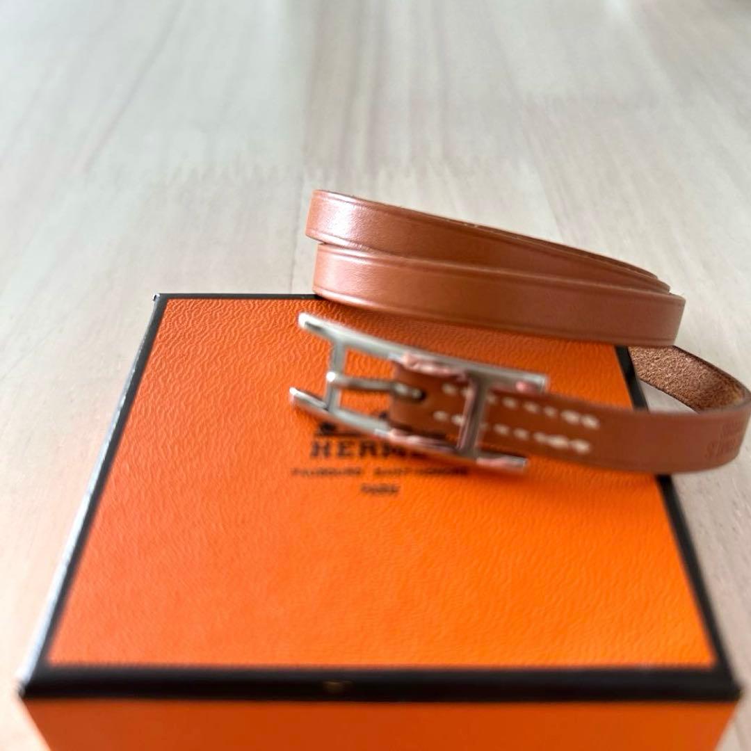 エルメス　レザー ブレスレット