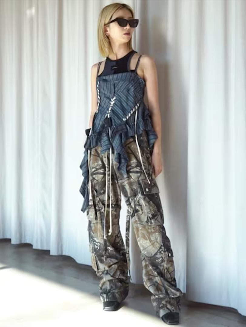 【PRANK PROJECT/プランクプロジェクト】カモバレルレッグカーゴパンツ