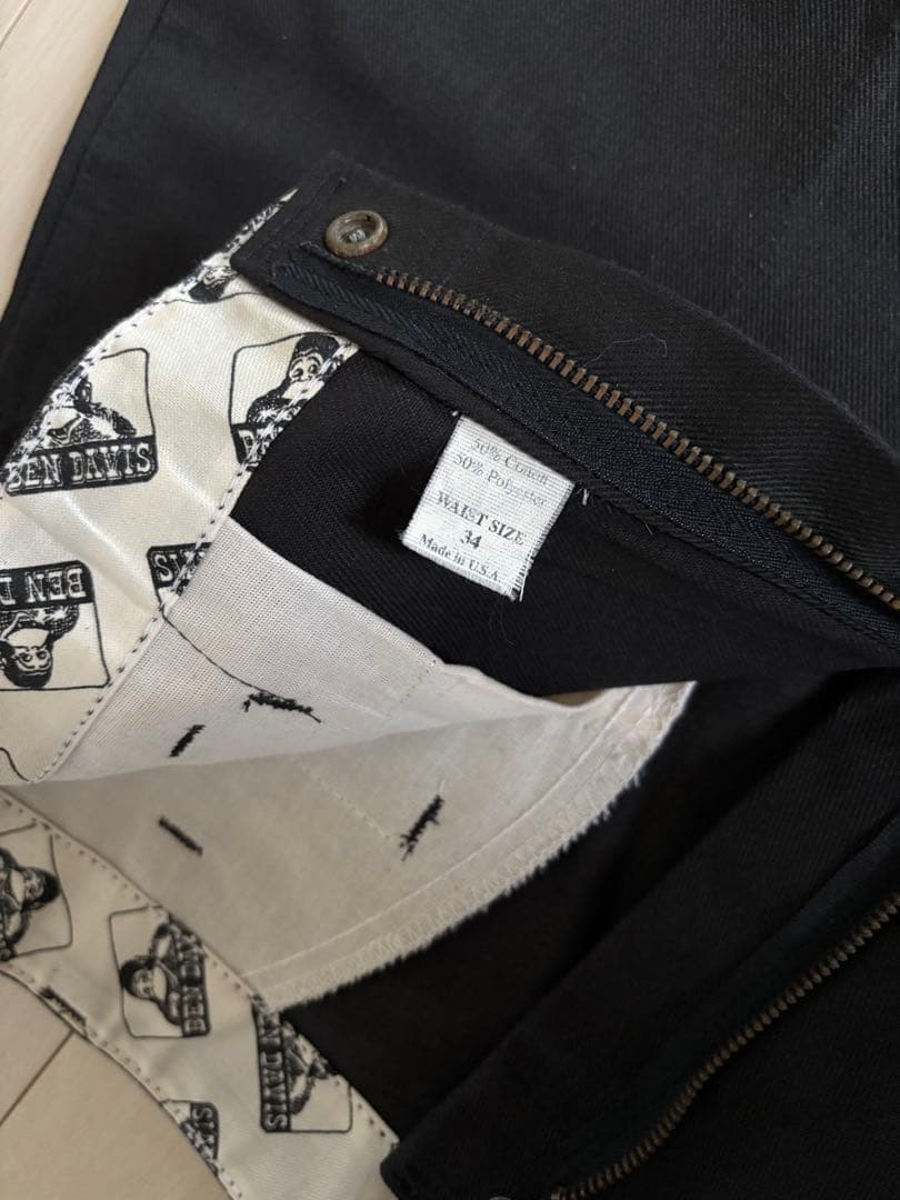 ベンデイビス　90's フリスコパンツ　ゴリラカット　ブラック　フリスコジーンズ
