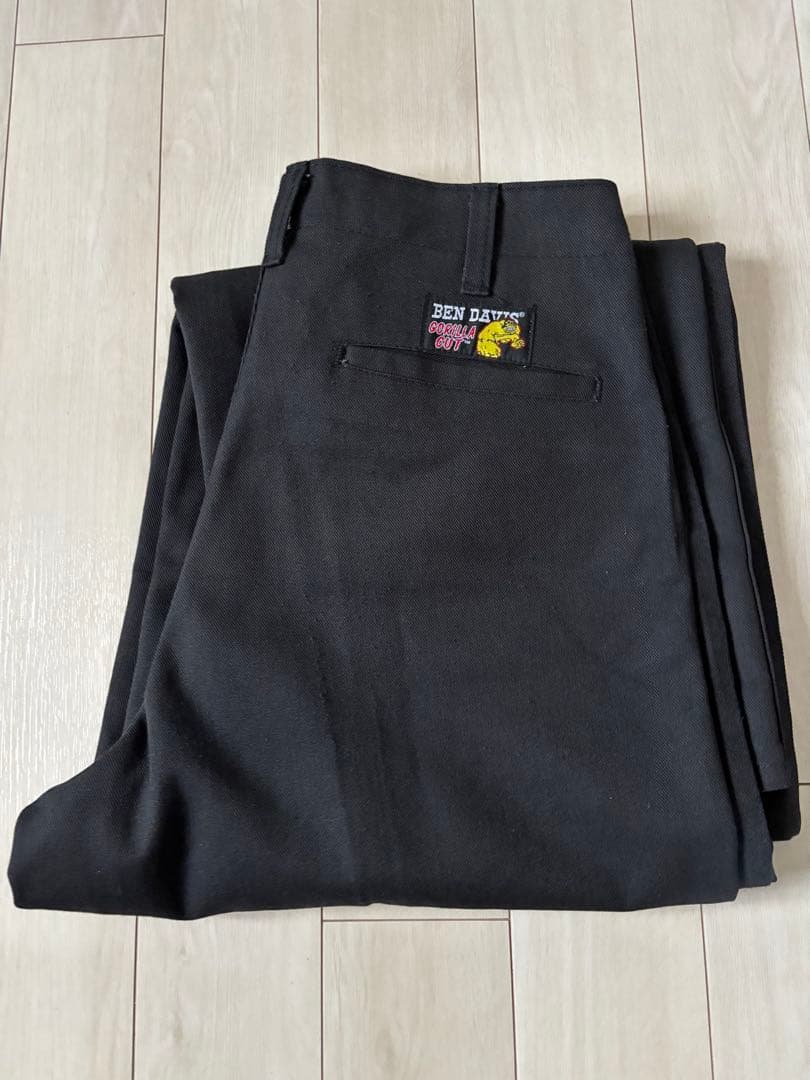ベンデイビス　90's フリスコパンツ　ゴリラカット　ブラック　フリスコジーンズ