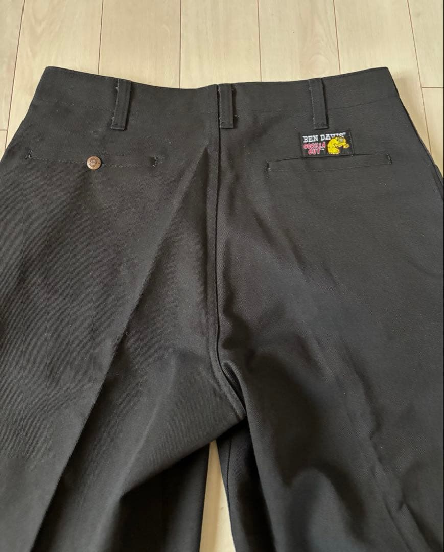 ベンデイビス　90's フリスコパンツ　ゴリラカット　ブラック　フリスコジーンズ