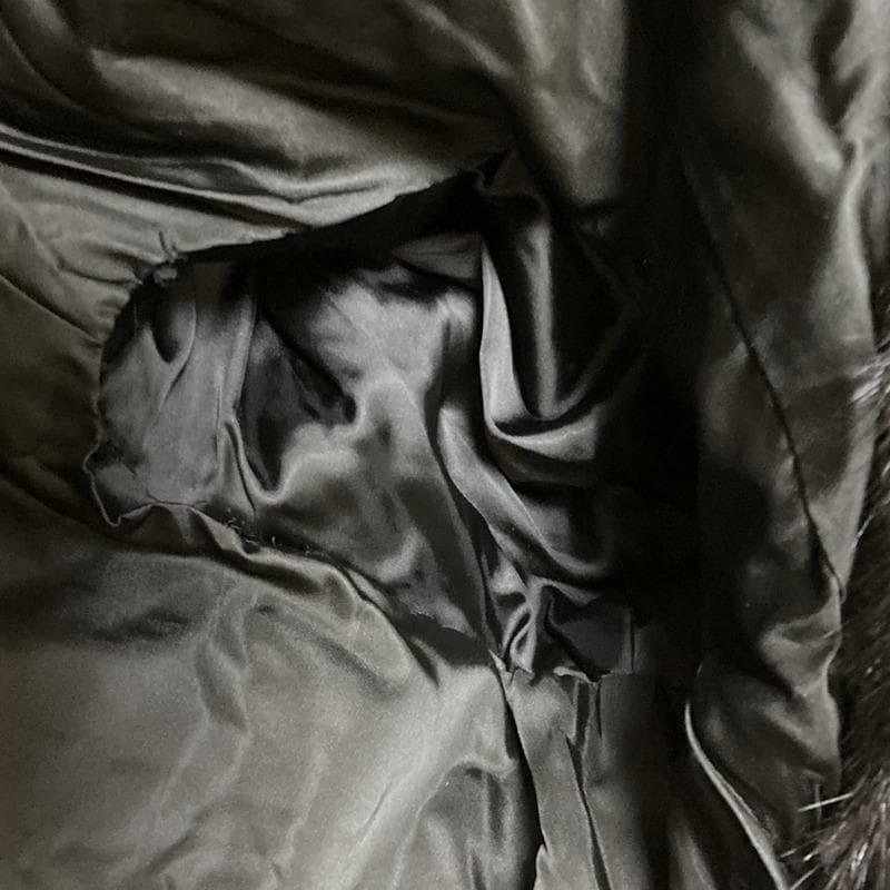 【最高級】大きいサイズ SAGA MINK ミンクファー 毛皮 コート 花柄刺繍