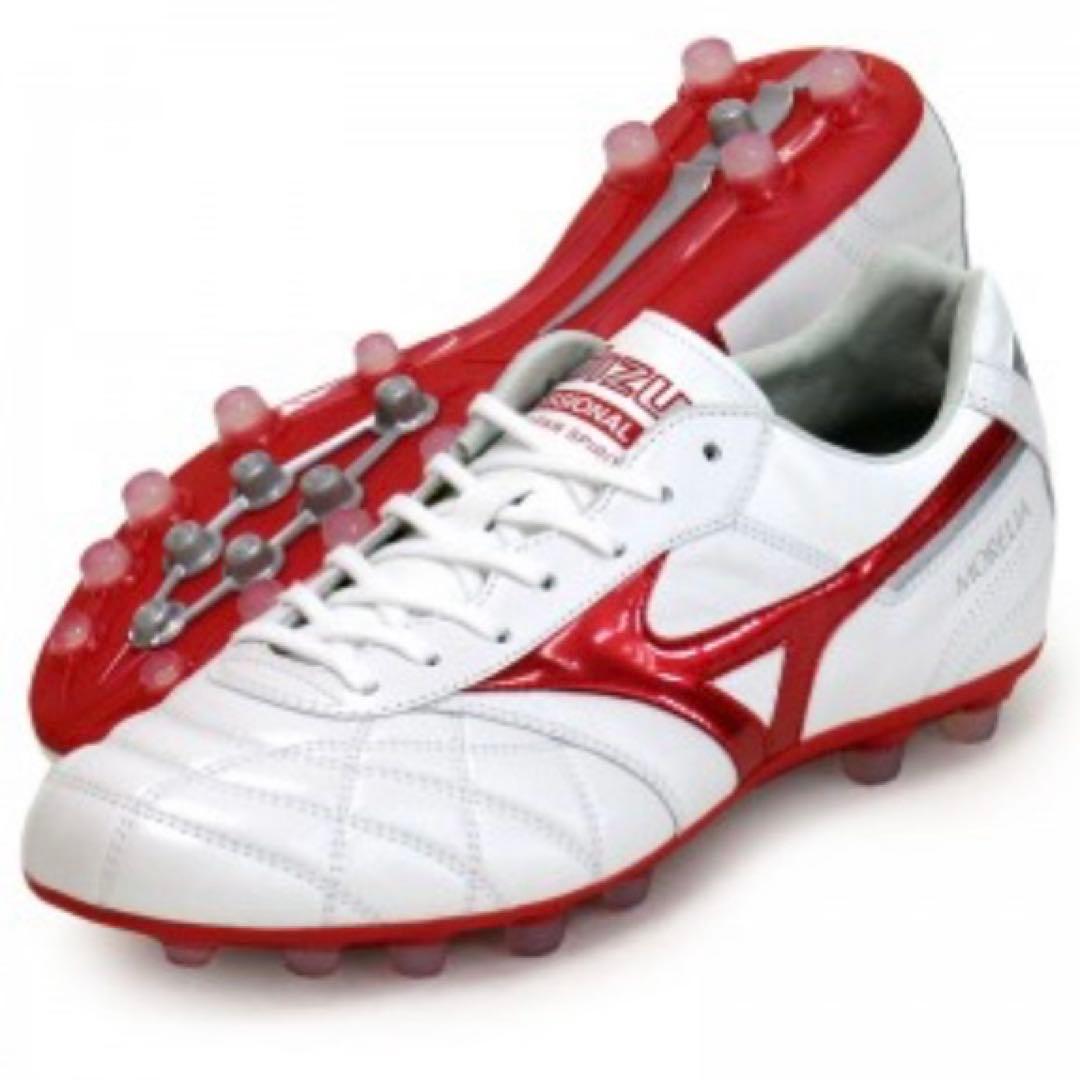 MIZUNO モレリア 2 JAPAN AG 26.5cm ホワイト/レッド