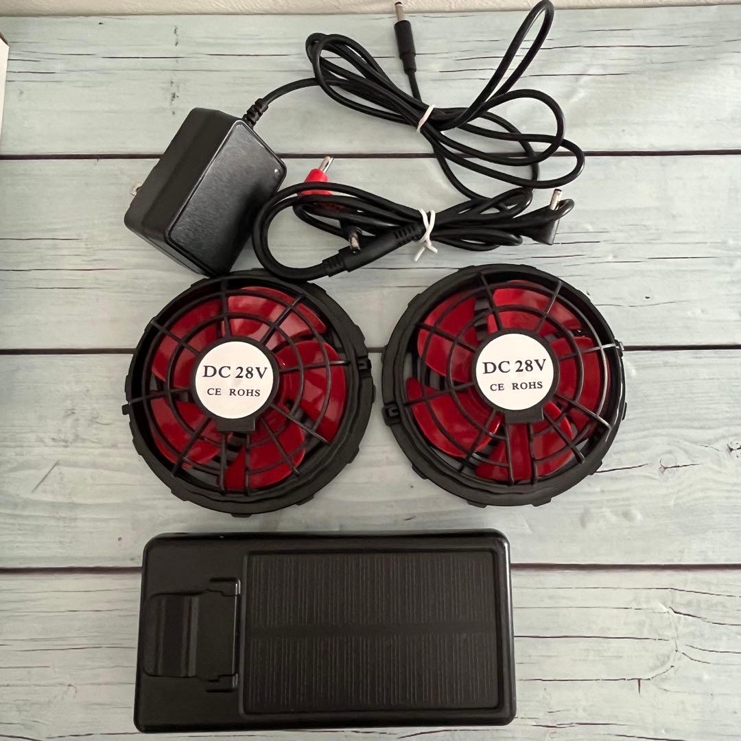 バートル AC2004 エアーベスト　クラフト サイドファン バッテリー２セット