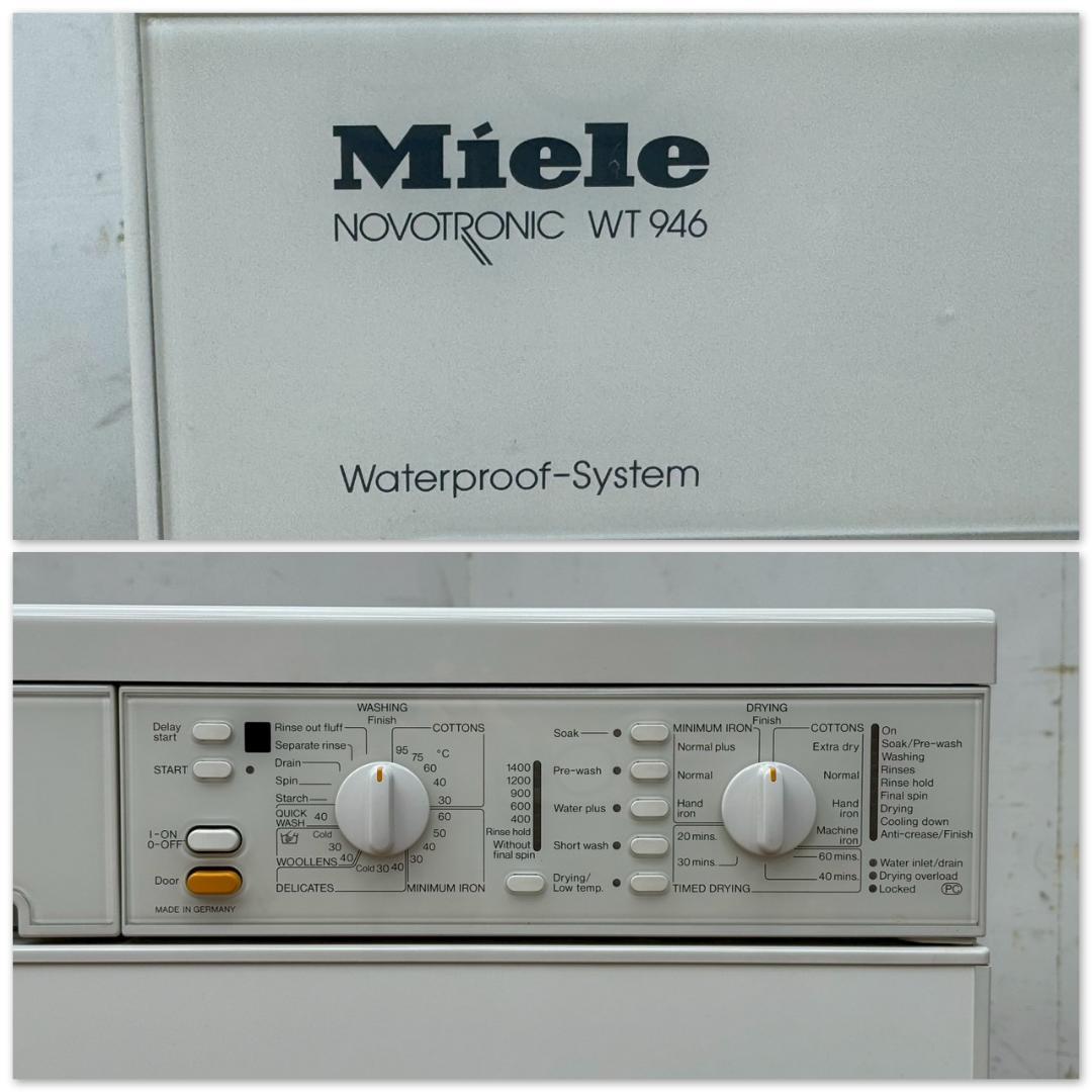 T1527☆美品☆Miele　ミーレ　WT946　ドラム式洗濯乾燥機　洗5k