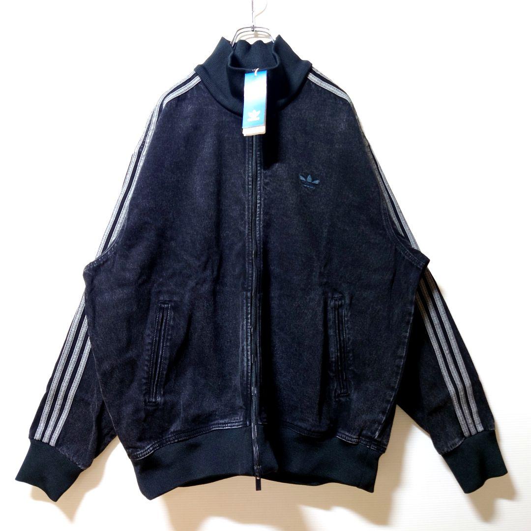 新品デニム上下★ファイヤーバードトラックジャケット★ジーンズ★黒5XL/38