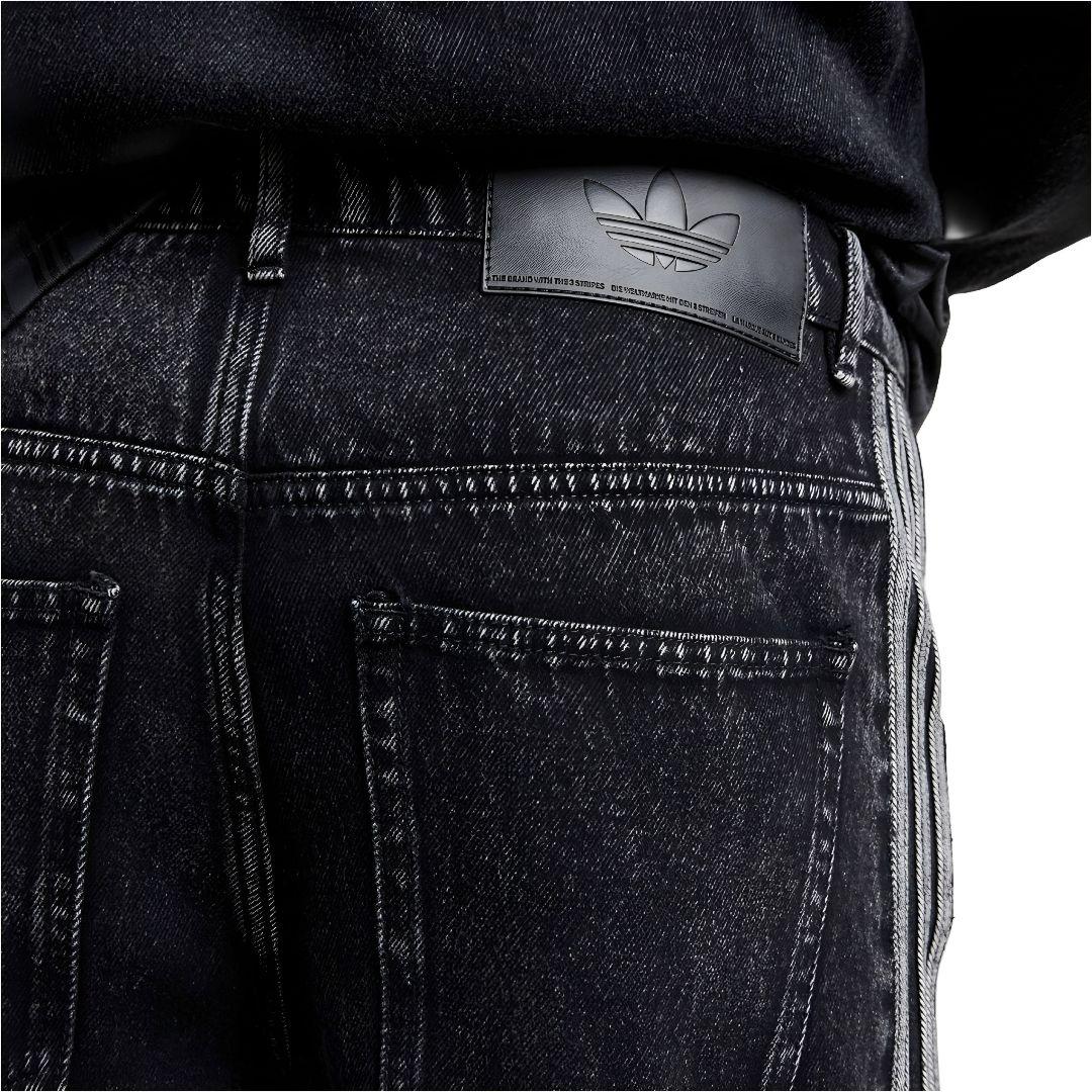 新品デニム上下★ファイヤーバードトラックジャケット★ジーンズ★黒5XL/38