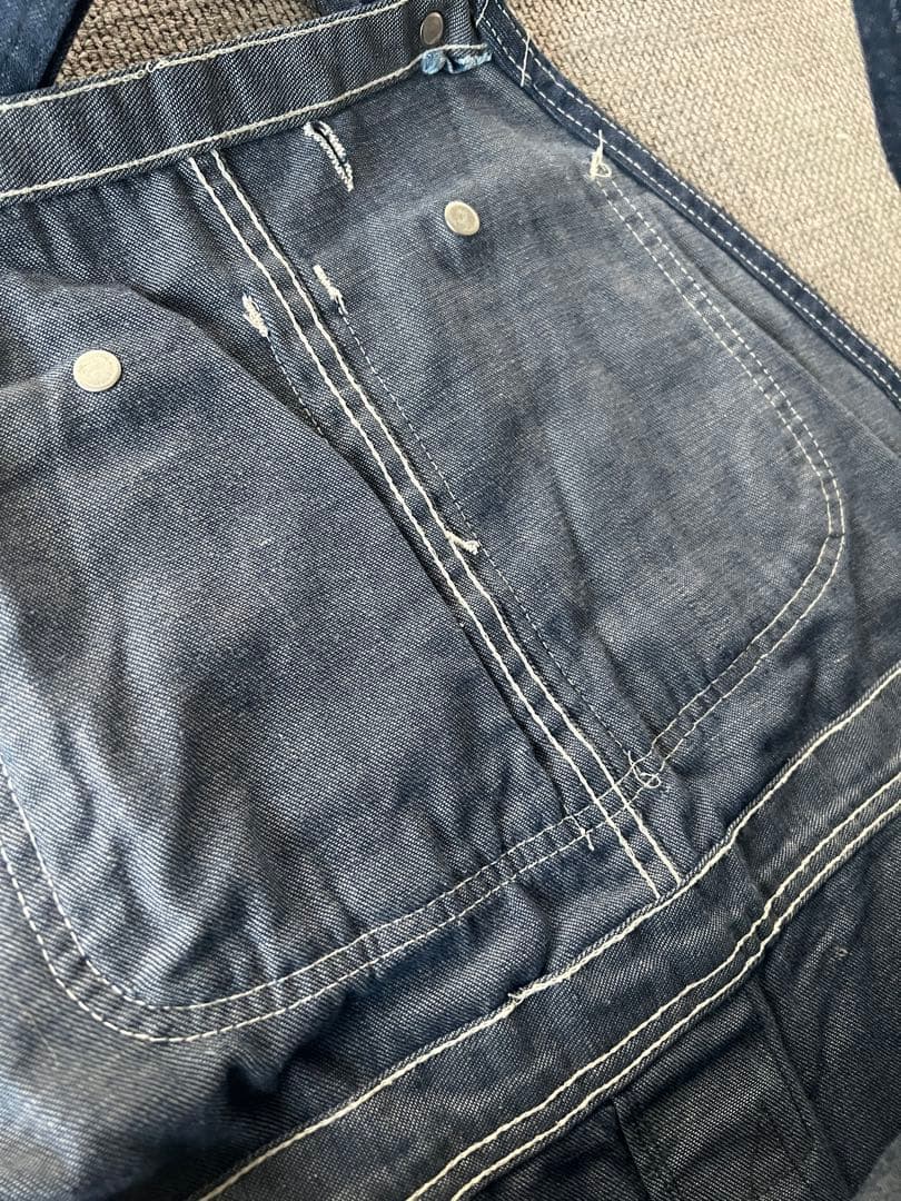 希少 70s Lee ヴィンテージインディゴオーバーオール USA製